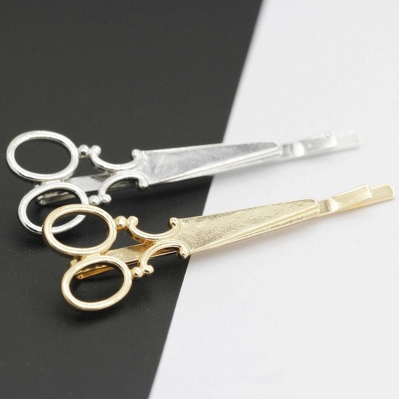 New Scissors Bobby Pins Hair Clips Accessories - Picture 4 of 8